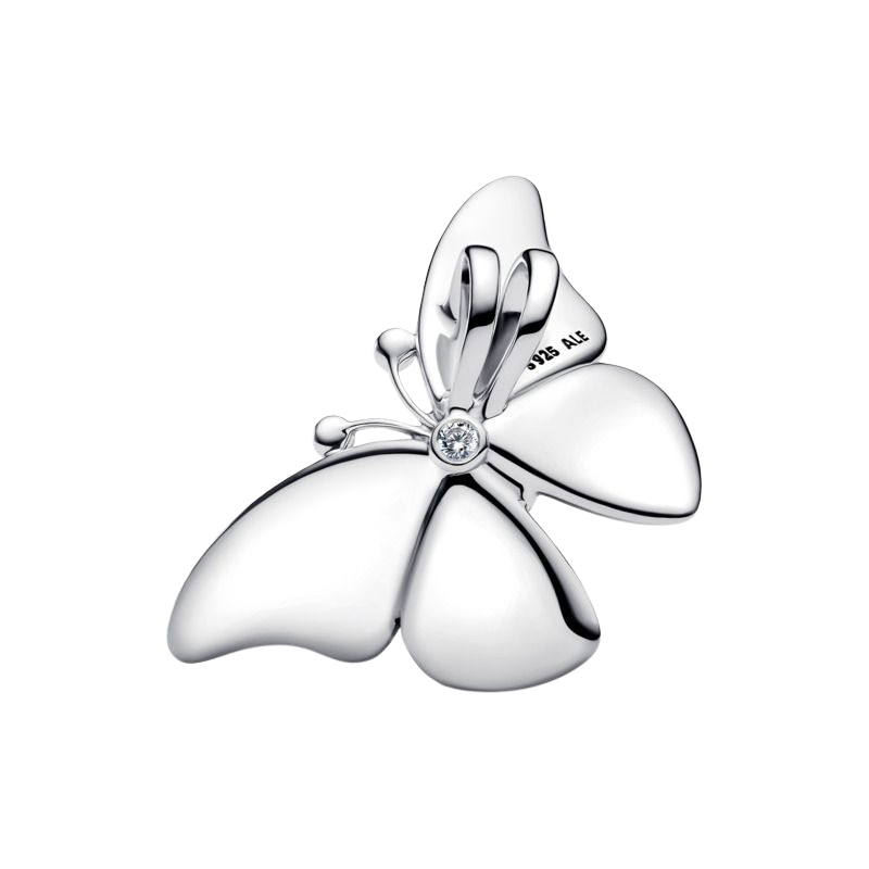 Sterling Silver Oversized Butterfly Charm