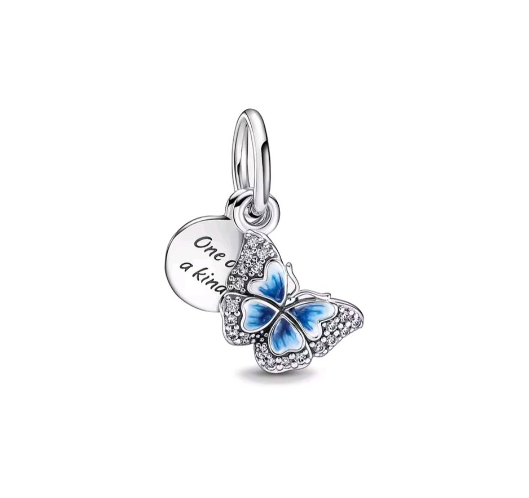 Sterling Silver One Of Kind Butterfly Charm