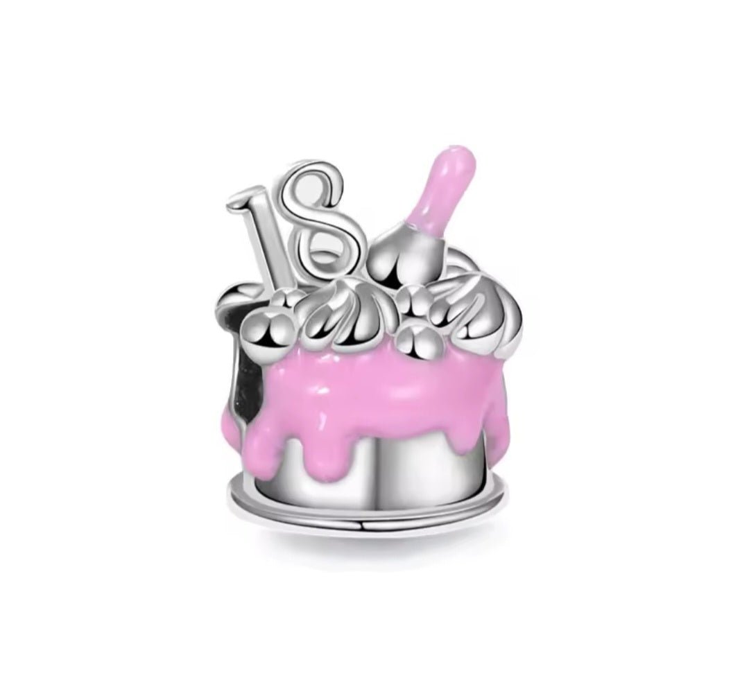 Sterling Silver 18th Birthday Charm - Enchanting Charms