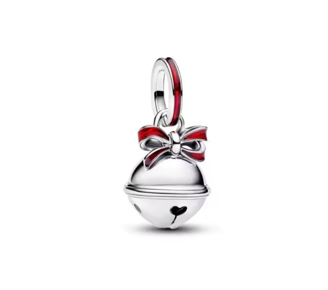 Sterling Silver 2025 Christmas Bell Charm - Enchanting Charms