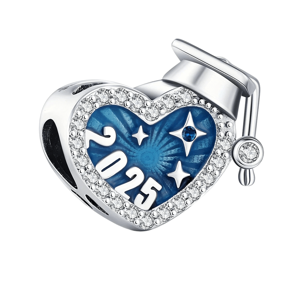 Sterling Silver 2025 Graduation Charm - Enchanting Charms