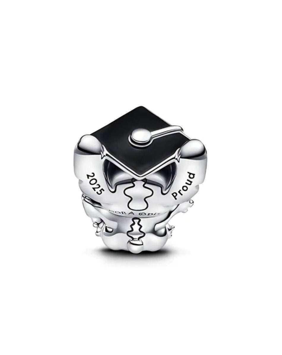 Sterling Silver 2025 Graduation Stitch Charm - Enchanting Charms