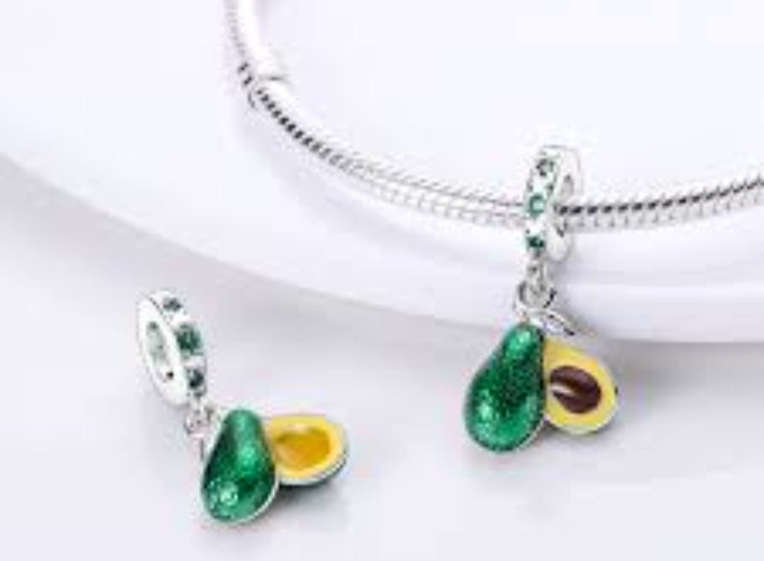 Sterling Silver Avocado 🥑 Charm - Enchanting Charms