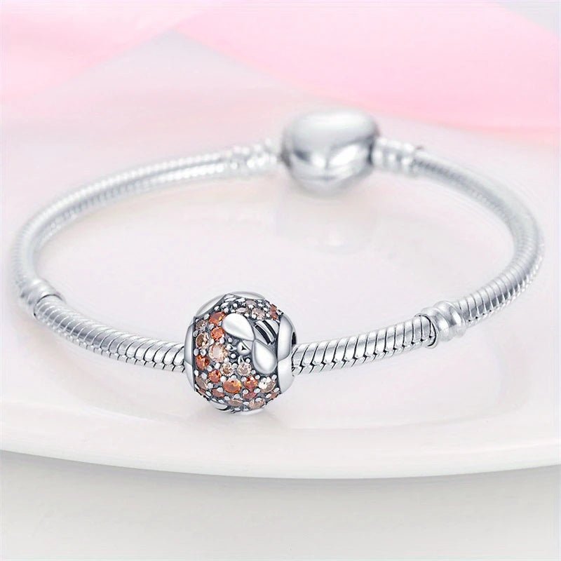 Sterling Silver Bee Charm - Enchanting Charms