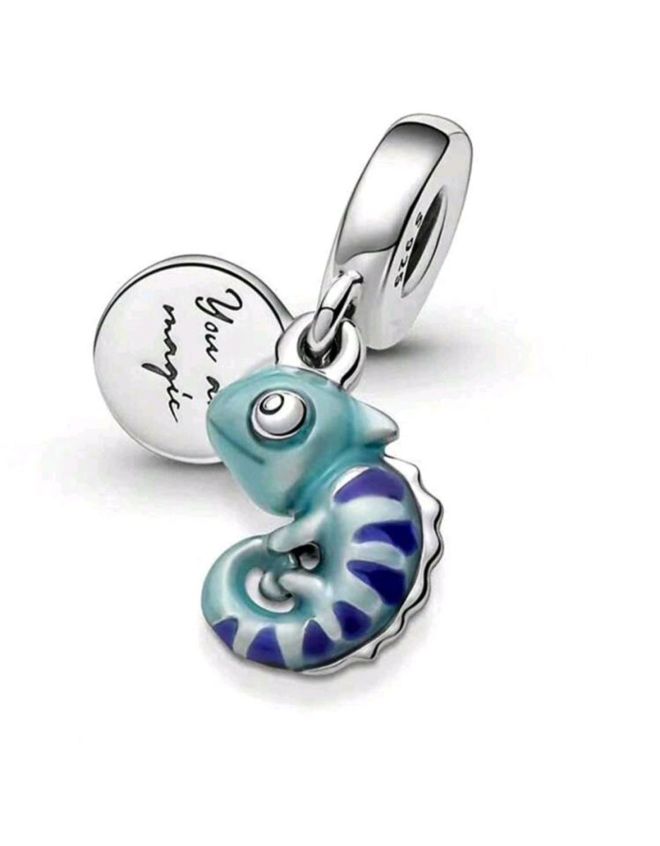 Sterling Silver Chameleon Charm - Enchanting Charms