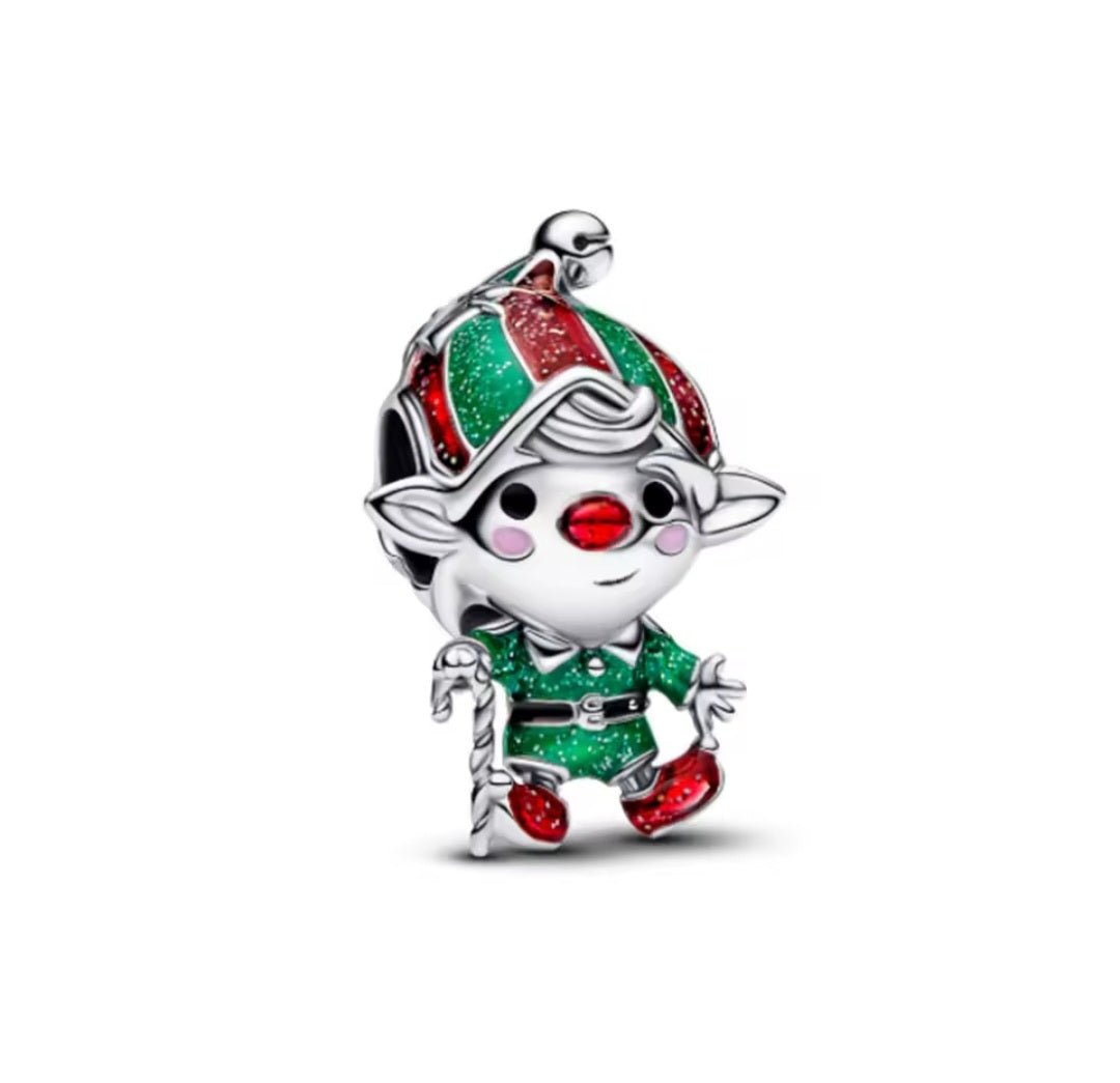 Sterling Silver Christmas Gnome Charm - Enchanting Charms