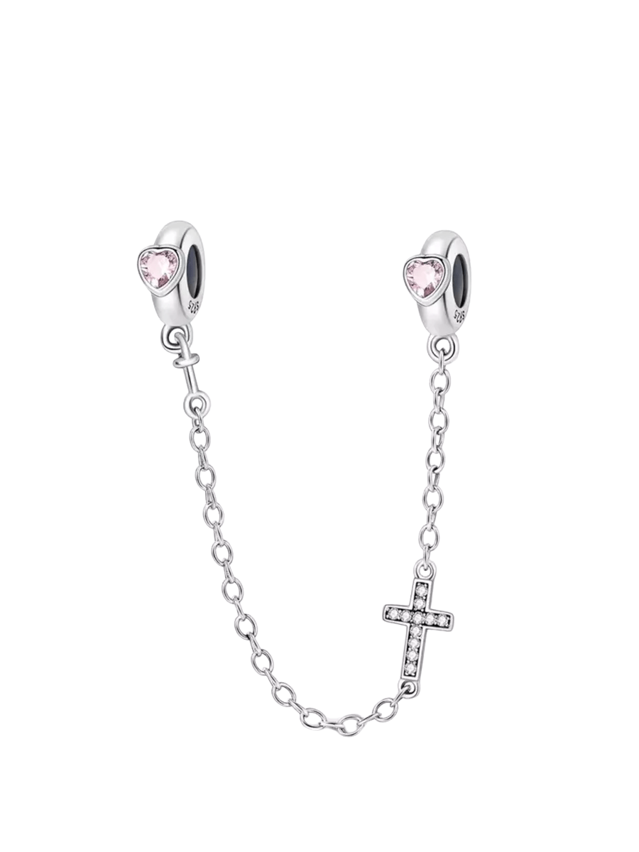 Sterling Silver Cross of Love Charm - Enchanting Charms