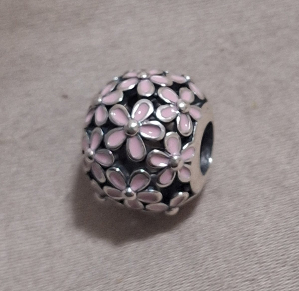 Sterling Silver Dazzling Daisy Charm - Enchanting Charms