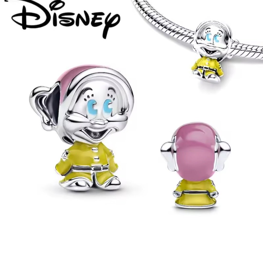 Sterling Silver Dinsney Snow White And The Seven Dwarfs Charms - Enchanting Charms