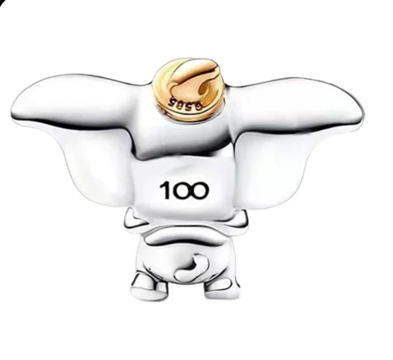 Sterling Silver Disney 100th Anniversary Dumbo The Elephant Charm - Enchanting Charms