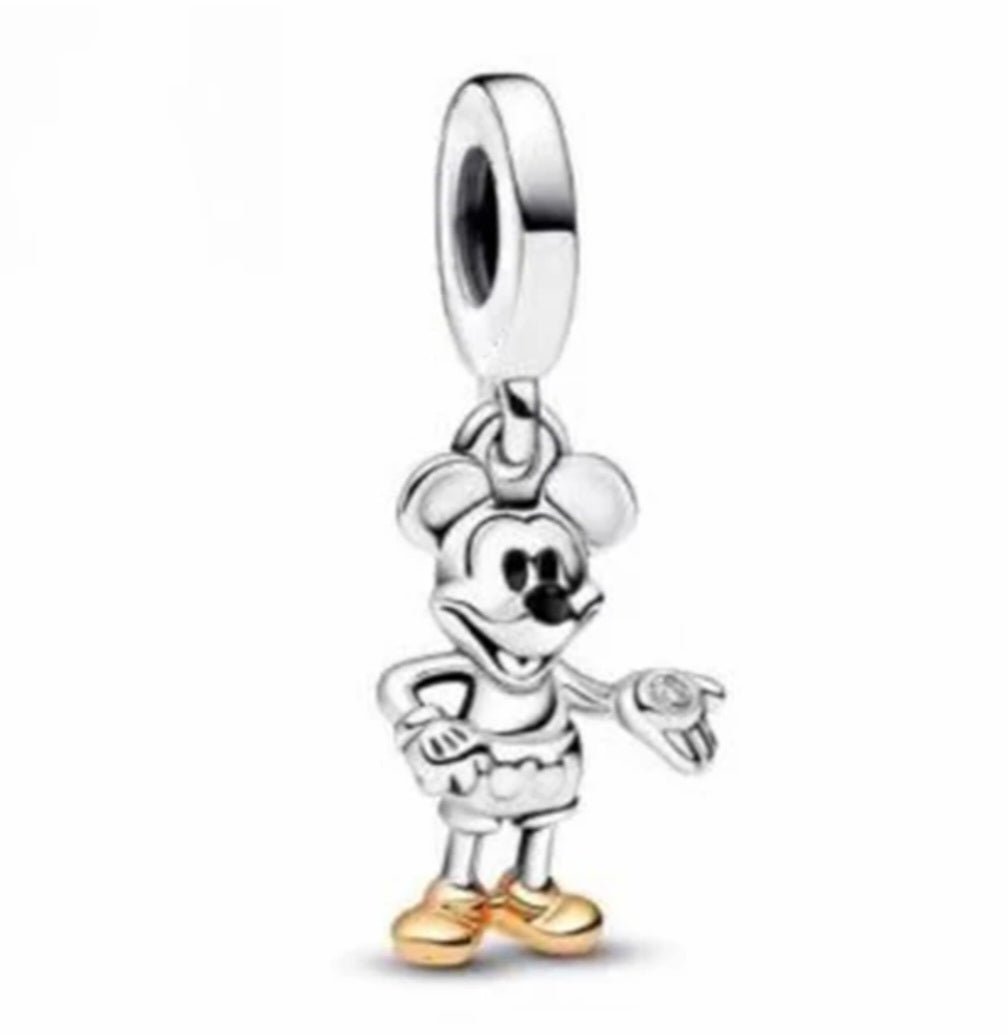 Sterling Silver Disney 100th Anniversary Mickey Mouse Charm - Enchanting Charms