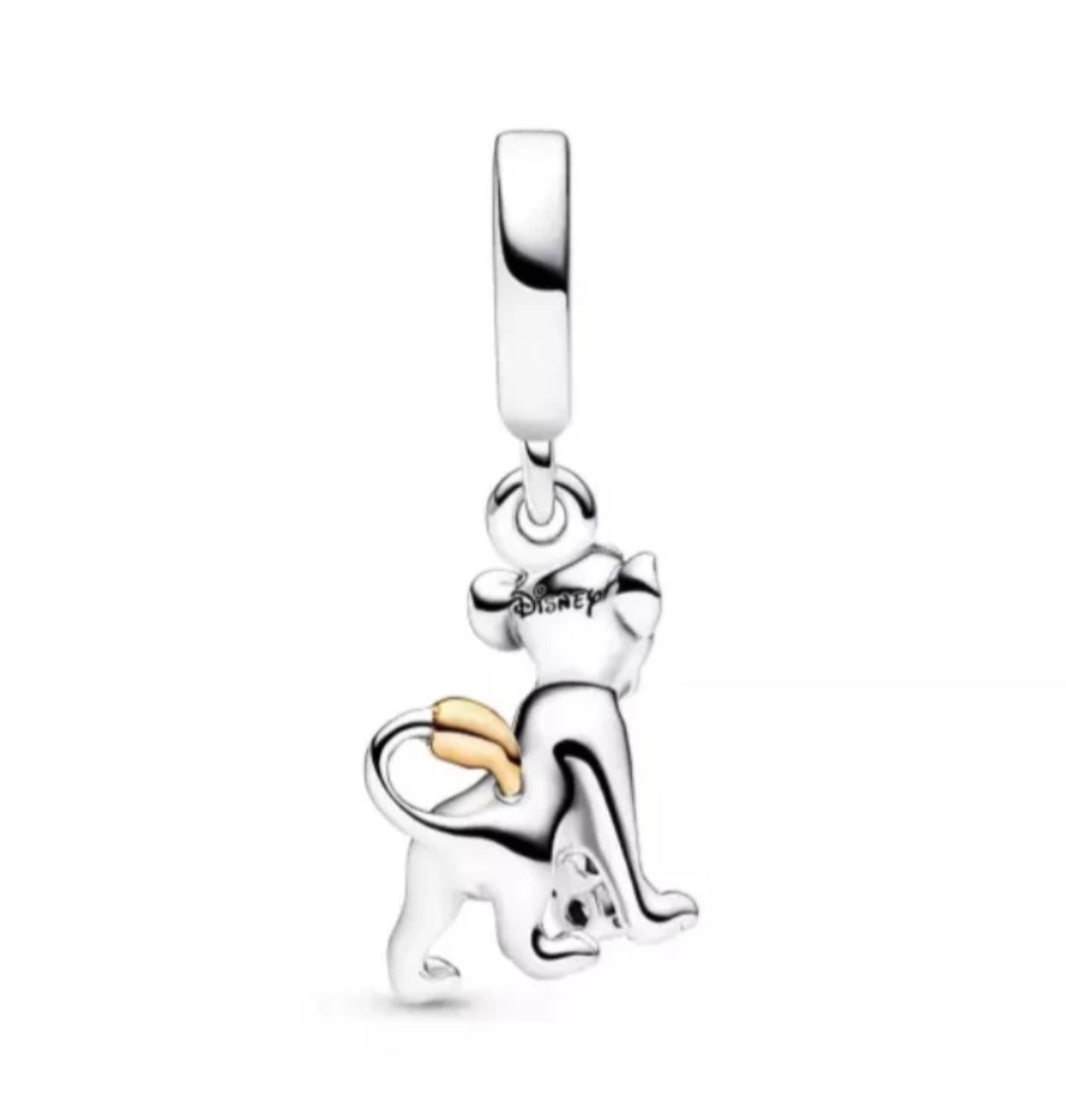 Sterling Silver Disney 100th Anniversary Simba Lion King Charm - Enchanting Charms
