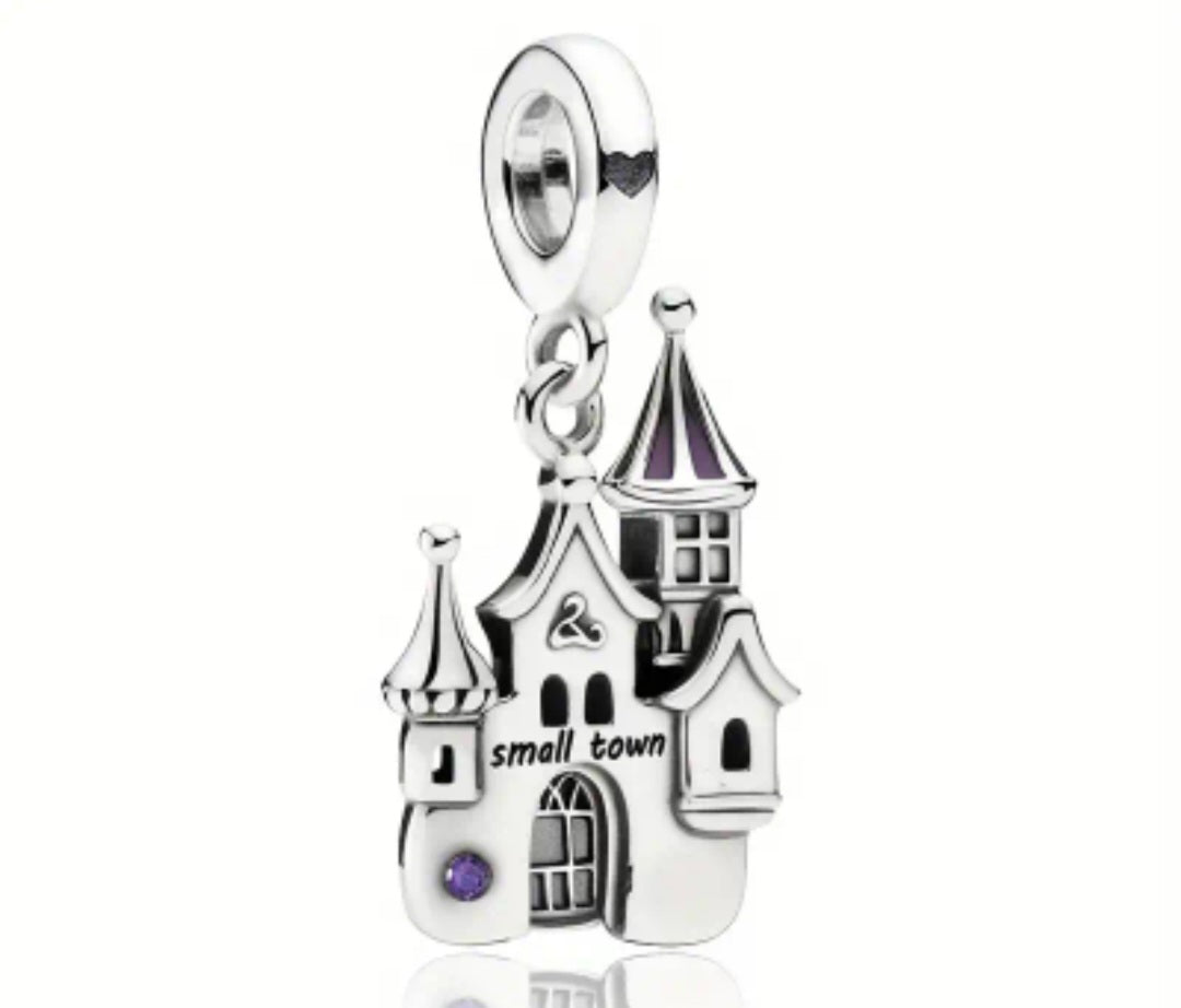 Sterling Silver Disney Castle Charm - Enchanting Charms
