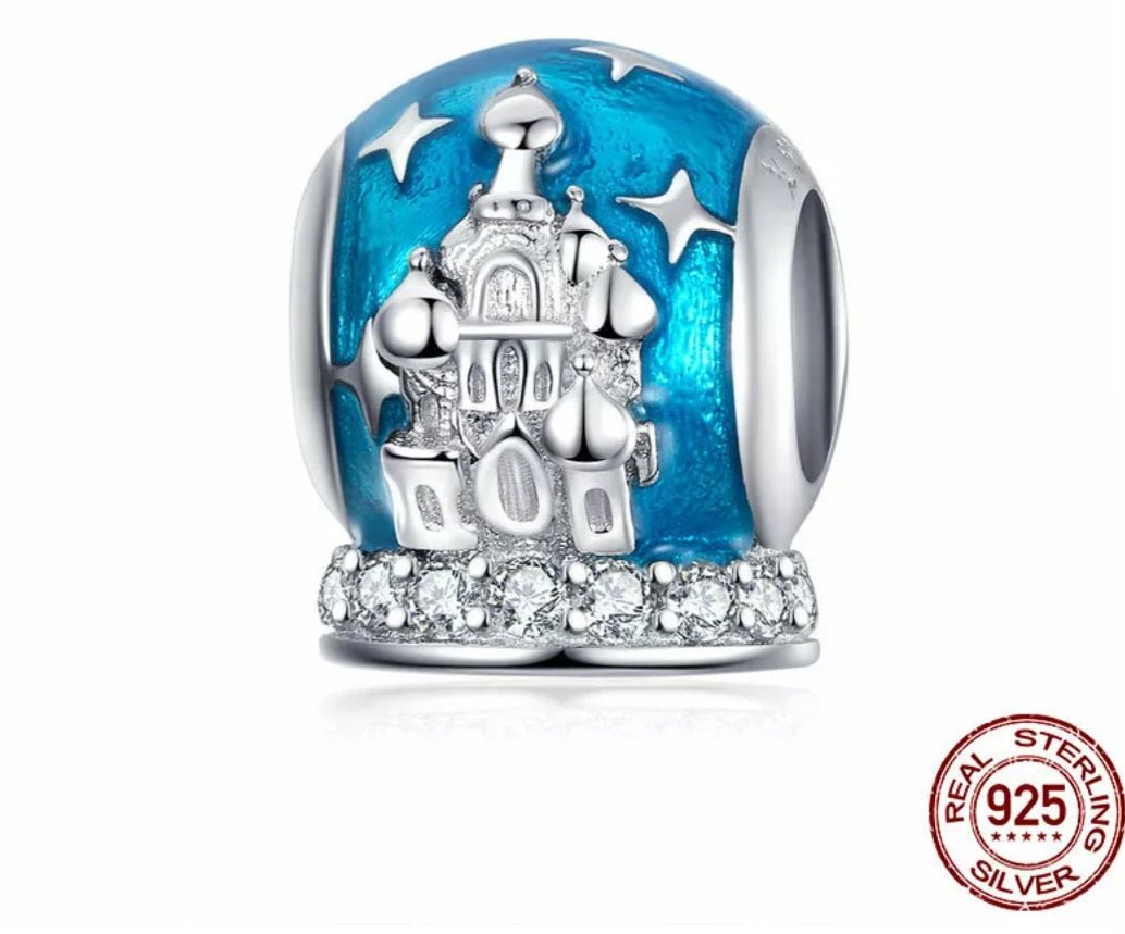 Sterling Silver Disney Sleeping Beauty Castle Charm - Enchanting Charms