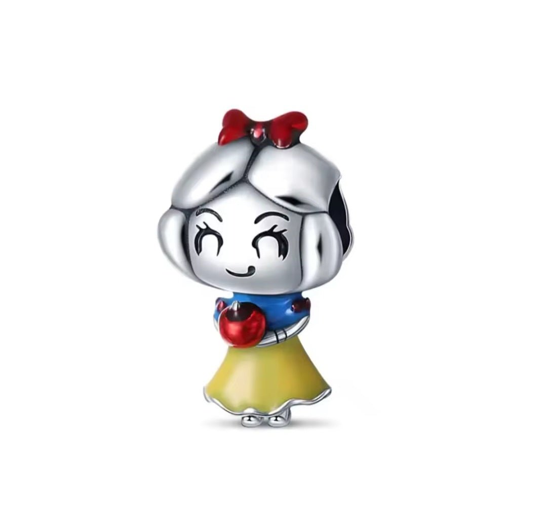 Sterling Silver Disney Snow White Charm - Enchanting Charms
