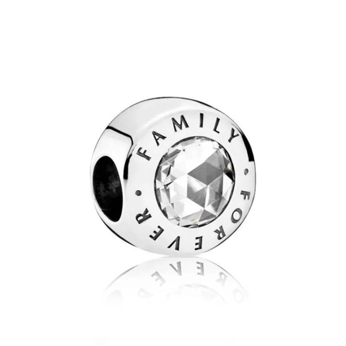 Sterling Silver Family Forever Charm - Enchanting Charms