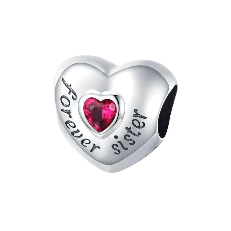 Sterling Silver Forever Sister Charm - Enchanting Charms