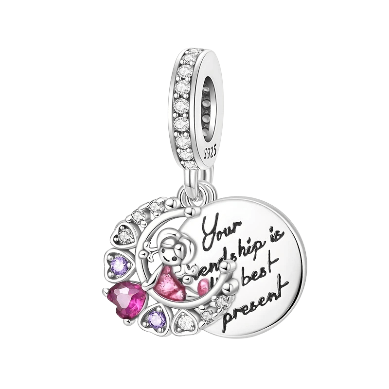 Sterling Silver Friendship Charm - Enchanting Charms