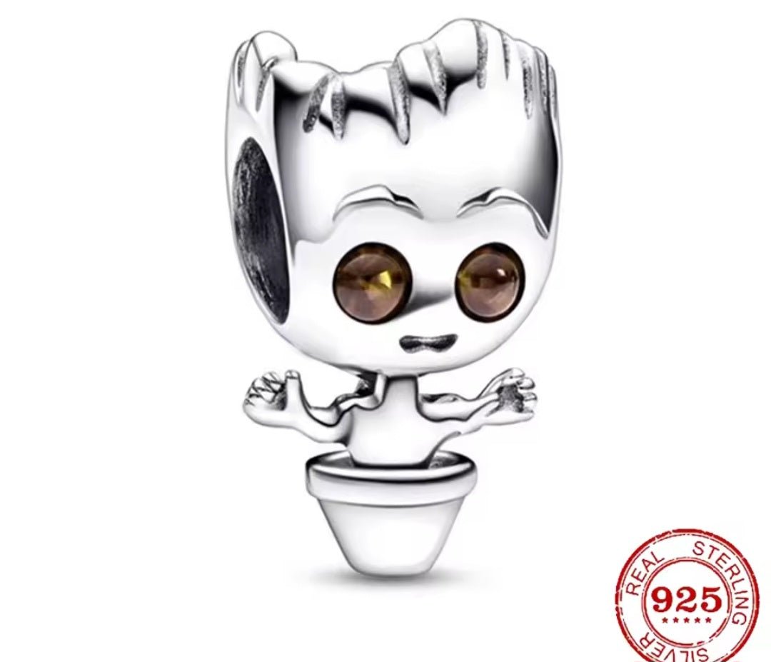 Sterling Silver Groot Charm - Enchanting Charms