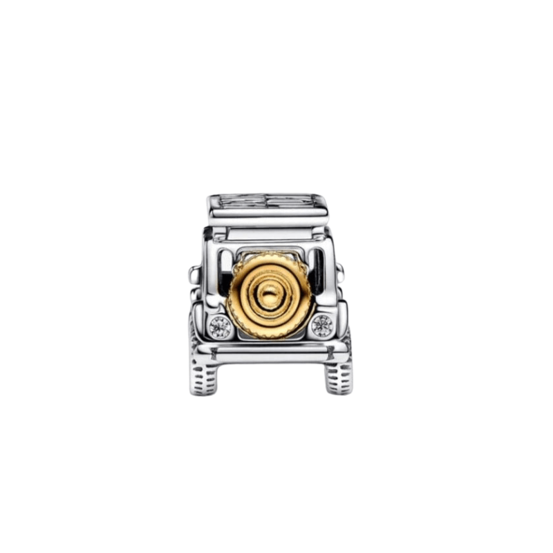 Sterling Silver Happiness Is Planning A Trip With Those You Love Adventure Car Charm - Enchanting Charms
