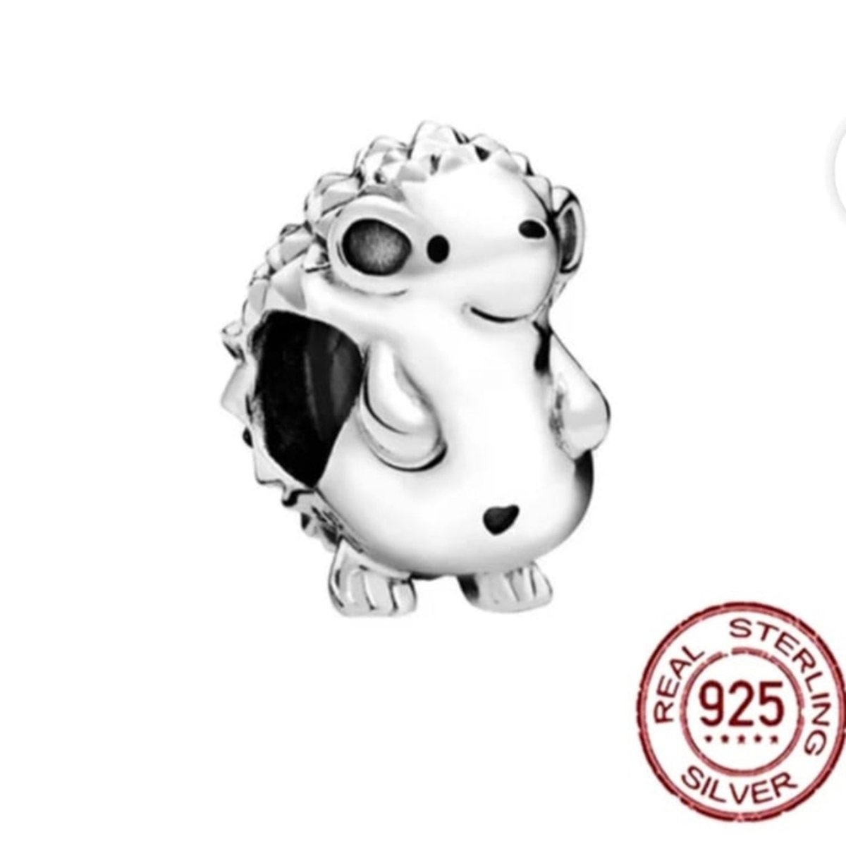 Sterling Silver Hedgehog Charm - Enchanting Charms