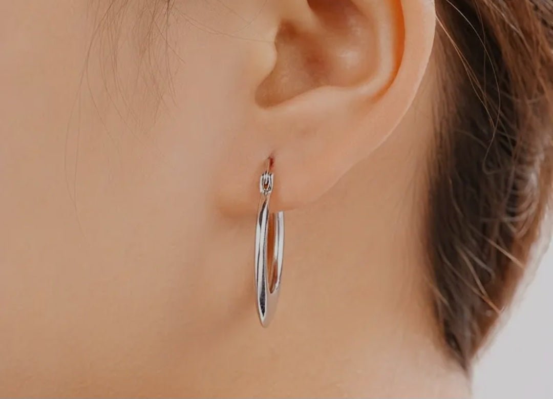 Sterling Silver Hoop Earrings - Enchanting Charms