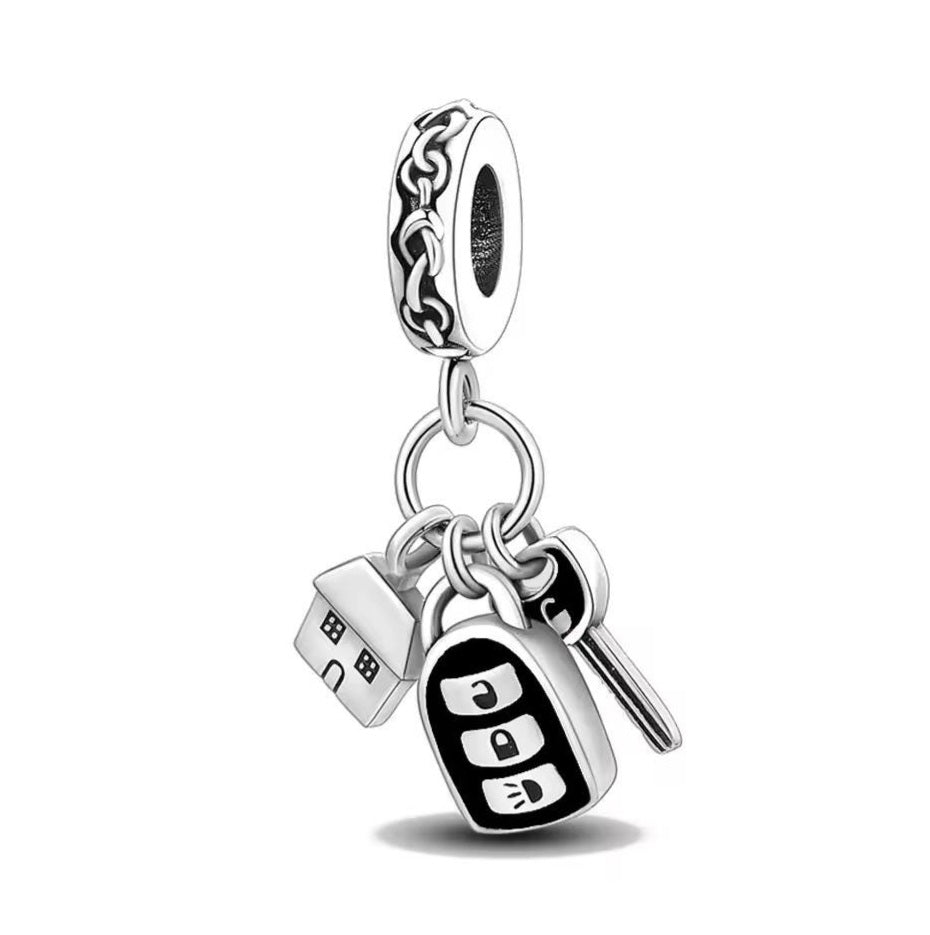 Sterling Silver House Carkey Remote Charm - Enchanting Charms