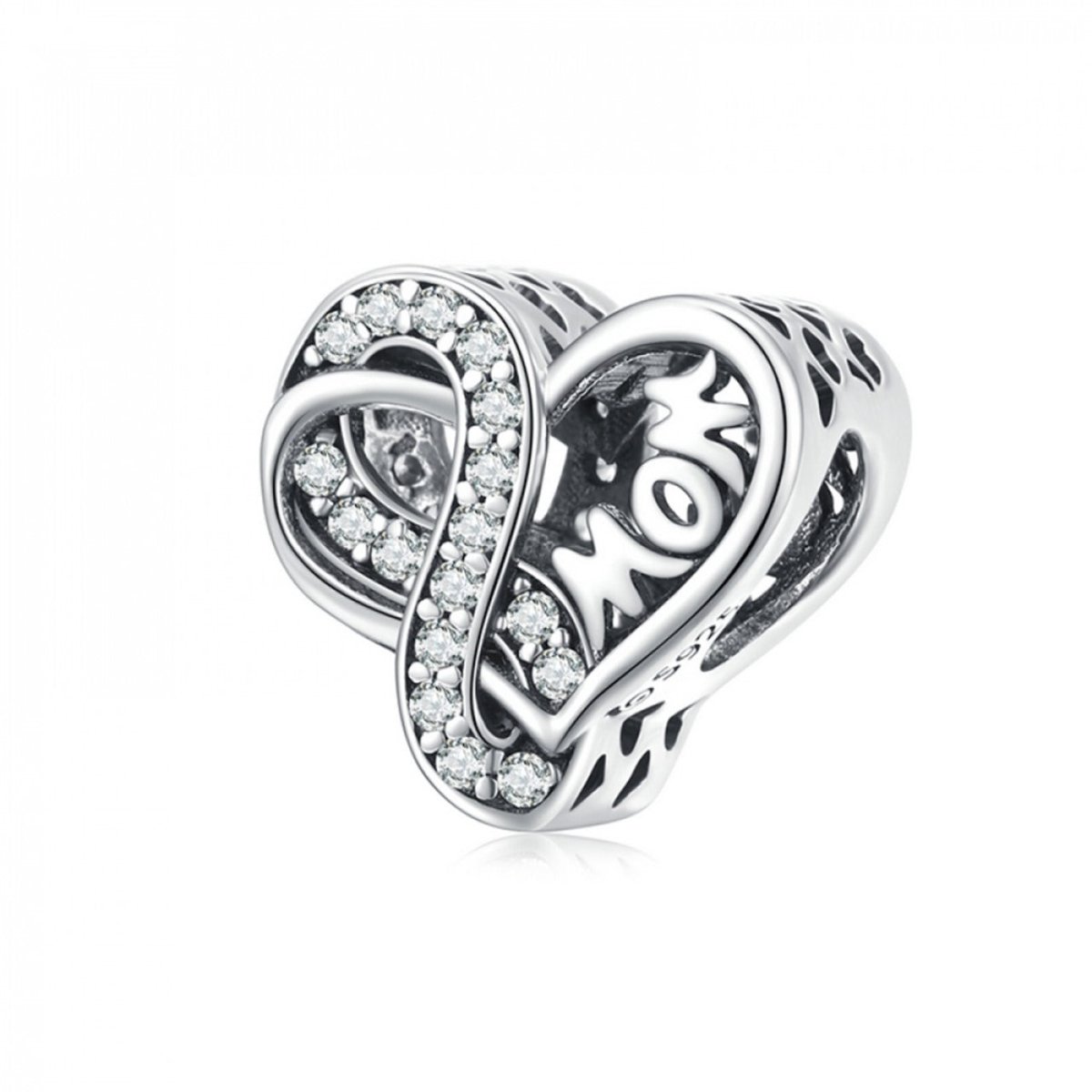 Sterling Silver Infinity Mom Charm - Enchanting Charms