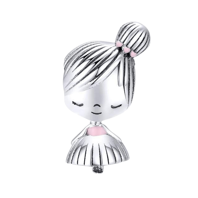 Sterling Silver Little Lady Charm - Enchanting Charms