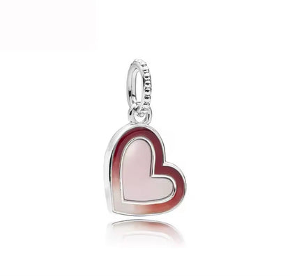 Sterling Silver Loved Heart Charm - Enchanting Charms