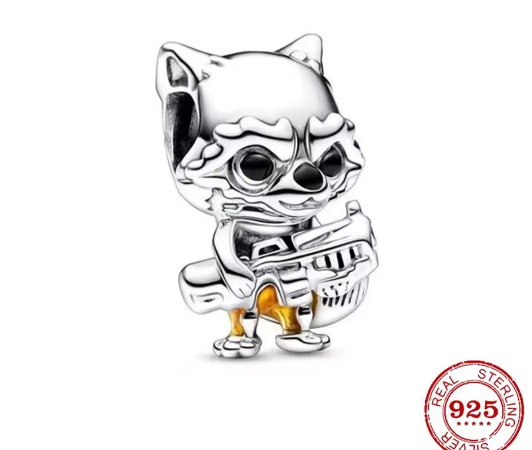 Sterling Silver Marvel Guardian Of The Galaxy Charm - Enchanting Charms