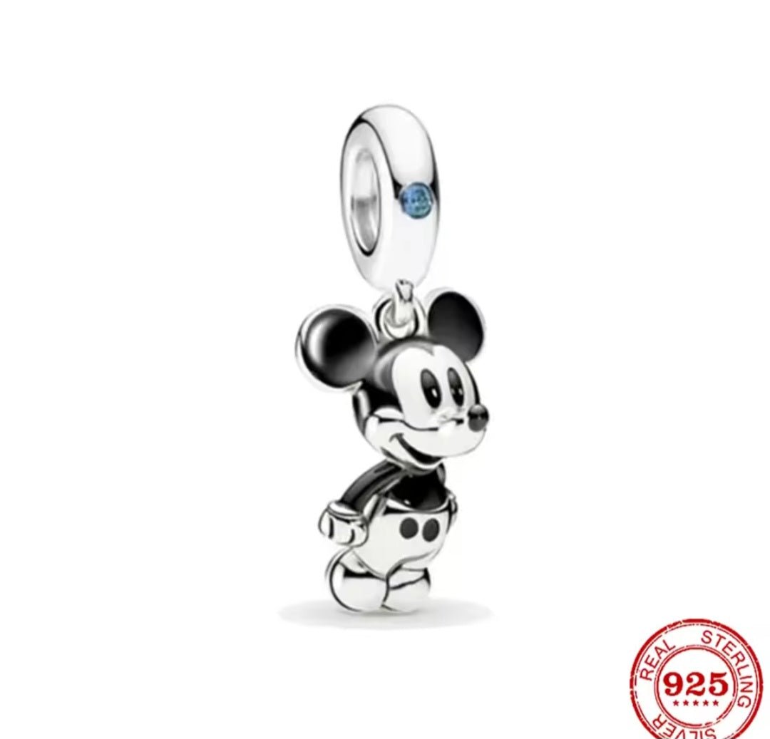 Sterling Silver Mickey Mouse Charm - Enchanting Charms