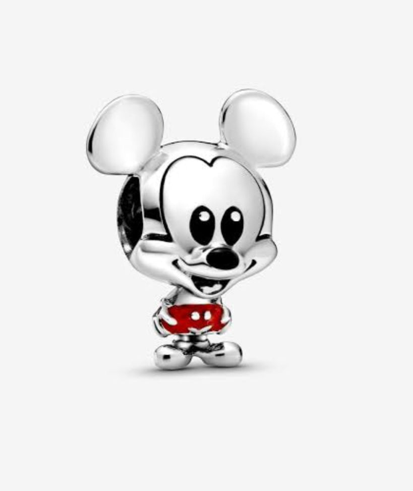 Sterling Silver Mickey Mouse Charm - Enchanting Charms