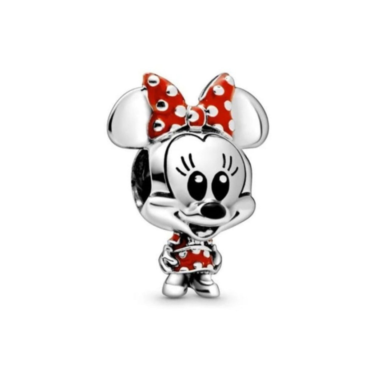 Sterling Silver Minnie Mouse Charm - Enchanting Charms