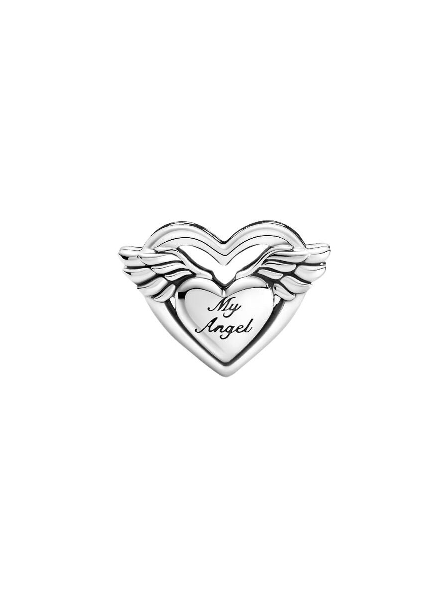 Sterling Silver Mom My Angel Charm - Enchanting Charms