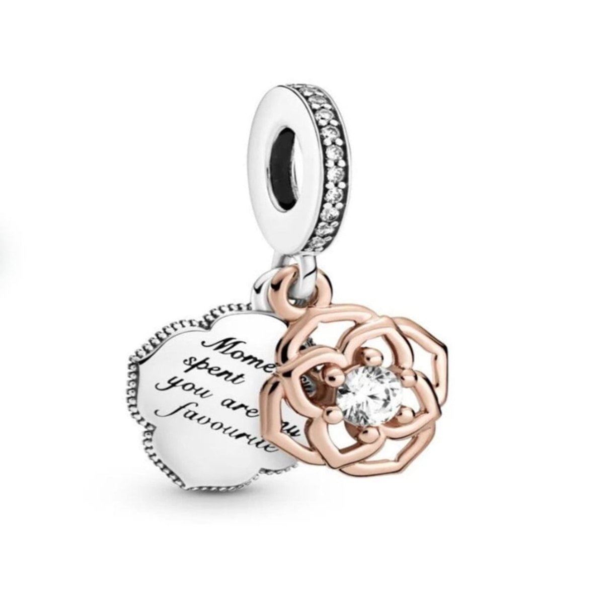 Sterling Silver Moments Spend With You Are My Favorite - Enchanting Charms