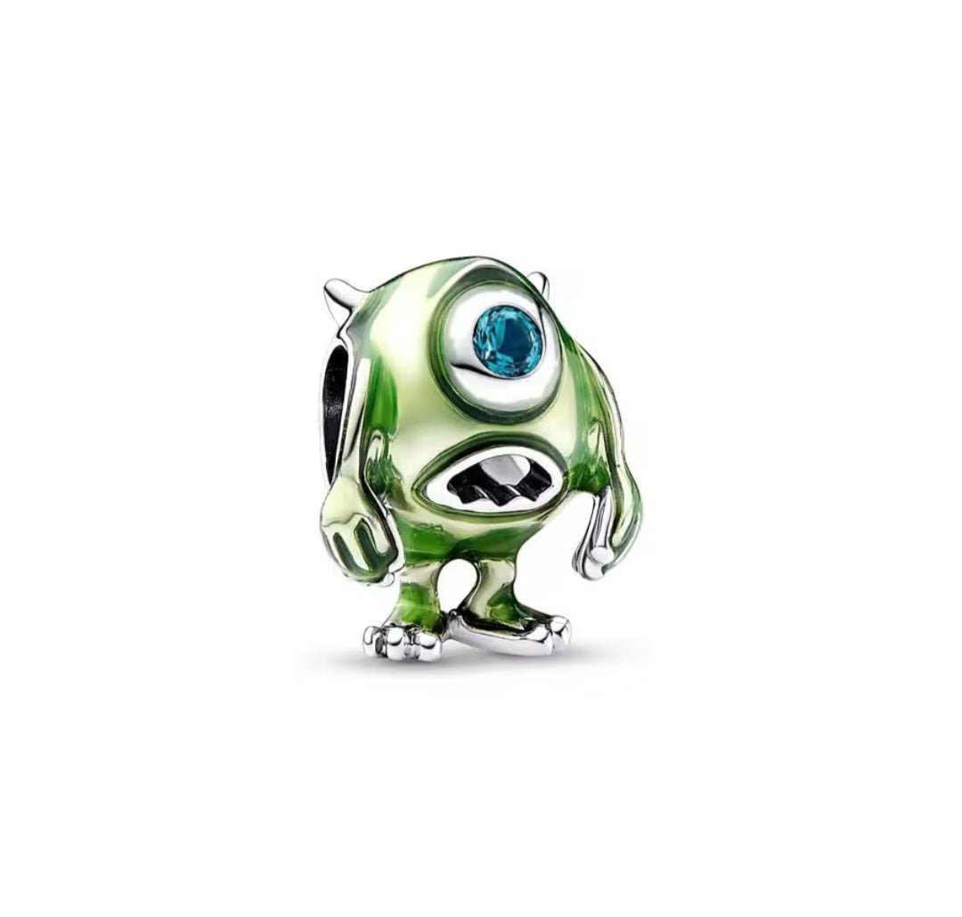 Sterling Silver Monster Inc Charm - Enchanting Charms