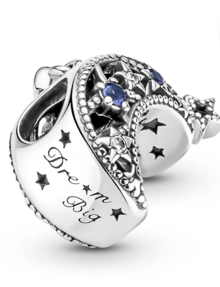 Sterling Silver Moon & Star Charm - Enchanting Charms