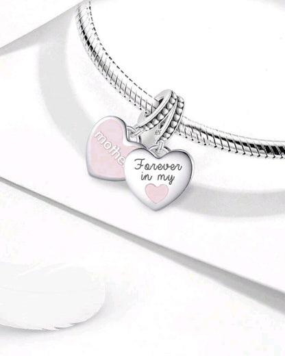 Sterling Silver Mother &Daughter Splitable Charm - Enchanting Charms