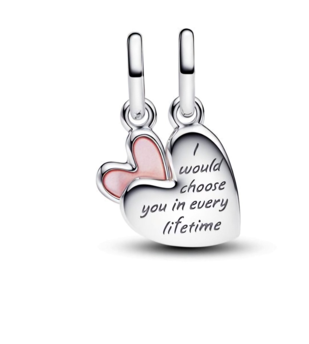 Sterling Silver Mother Daughter Splittable Charm - Enchanting Charms