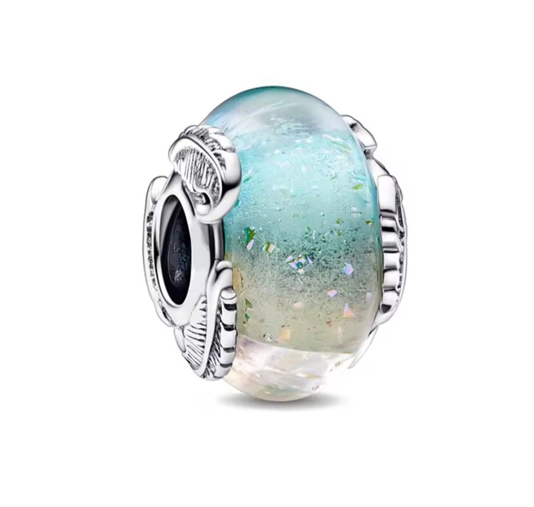 Sterling Silver Multi Colour Murano Stone Charm - Enchanting Charms