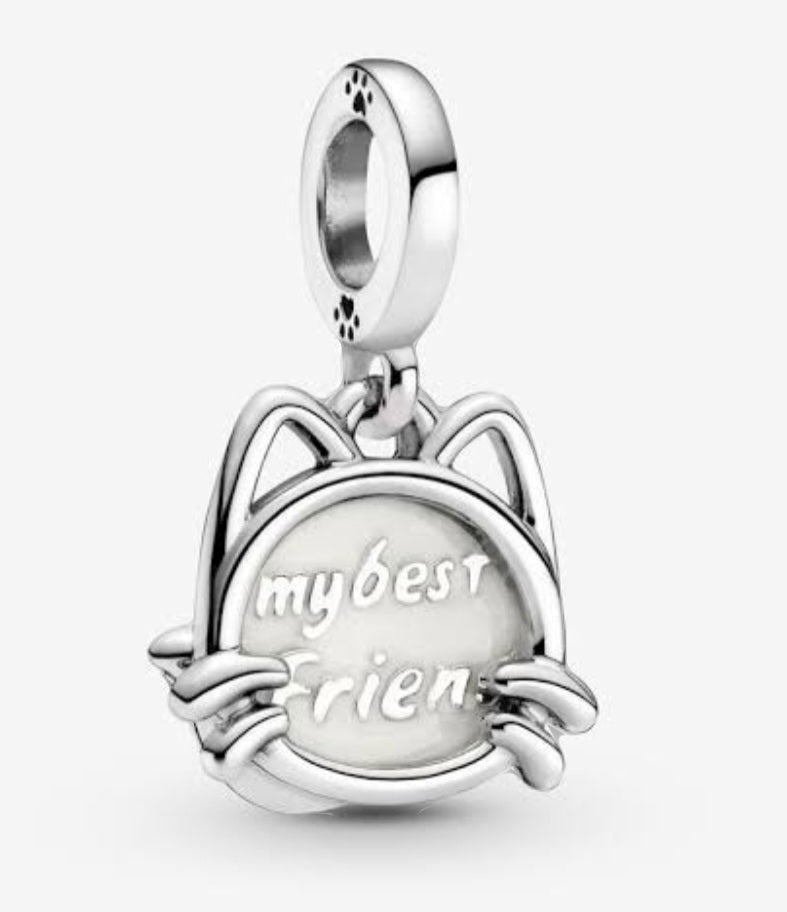 Sterling Silver My Pet Cat Charm - Enchanting Charms