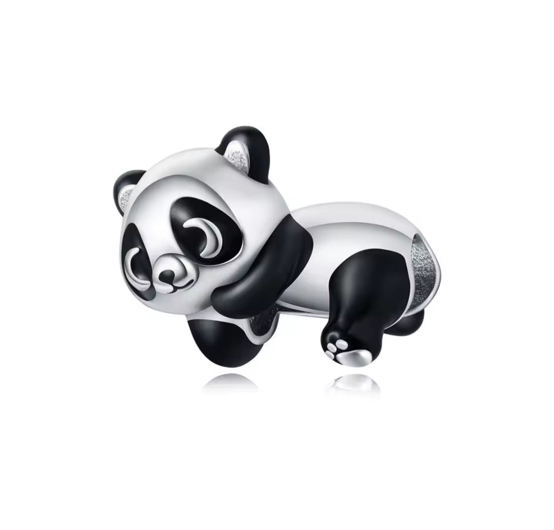 Sterling Silver Panda Bear Charm - Enchanting Charms