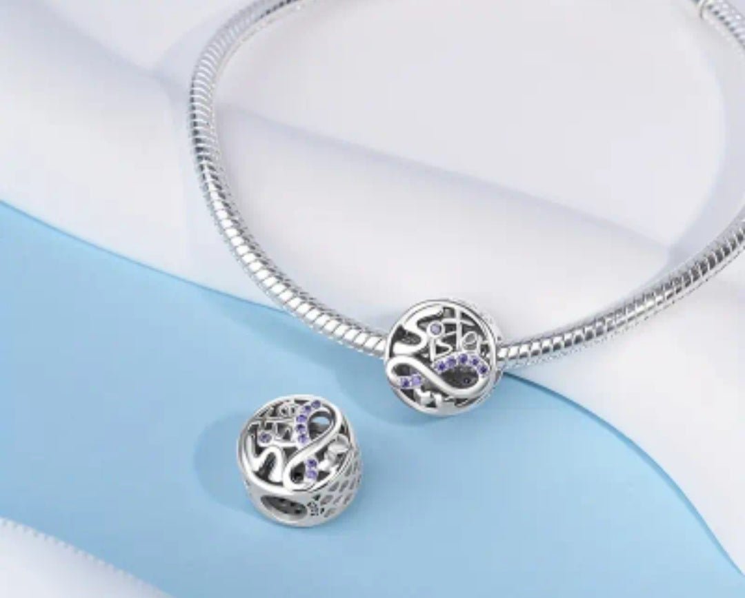 Sterling Silver Sister Charm - Enchanting Charms
