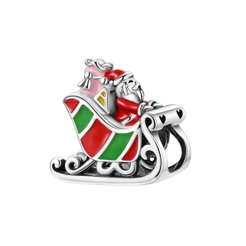 Sterling Silver Sleigh Charm - Enchanting Charms