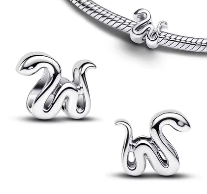 Sterling Silver Snake Mini Charm - Enchanting Charms