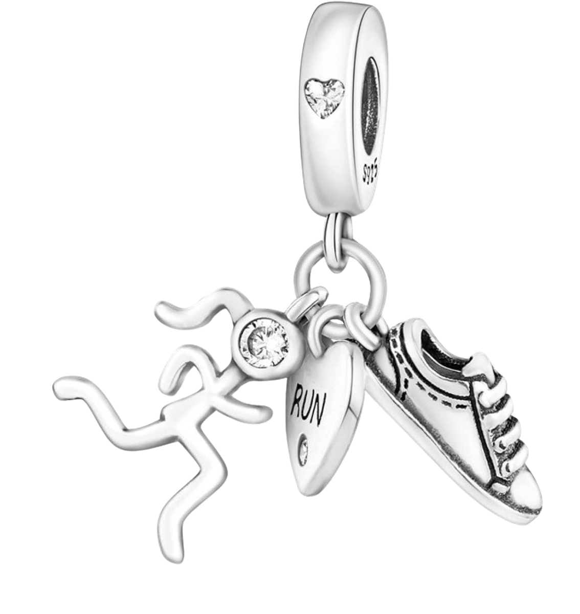 Sterling Silver Sneaker Charm - Enchanting Charms