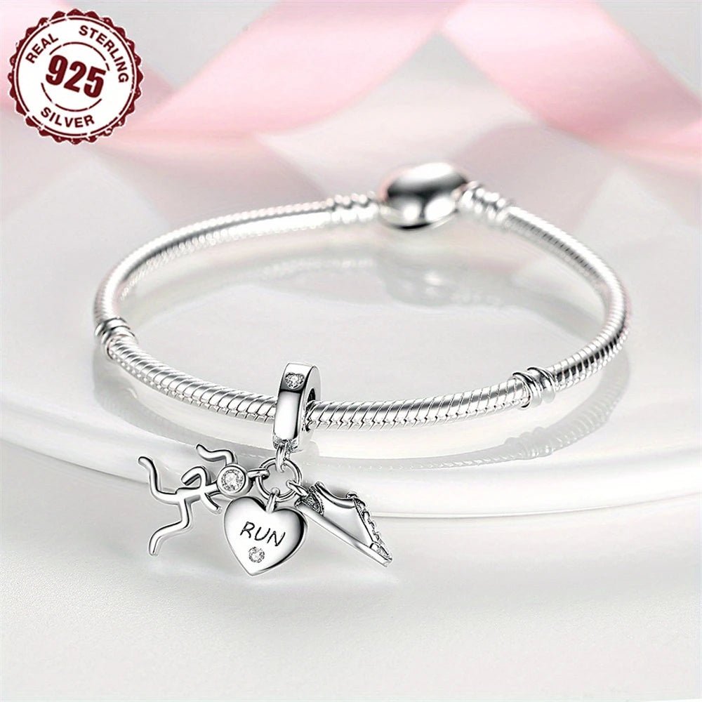 Sterling Silver Sneaker Charm - Enchanting Charms