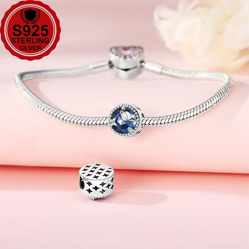 Sterling Silver Space Charm - Enchanting Charms