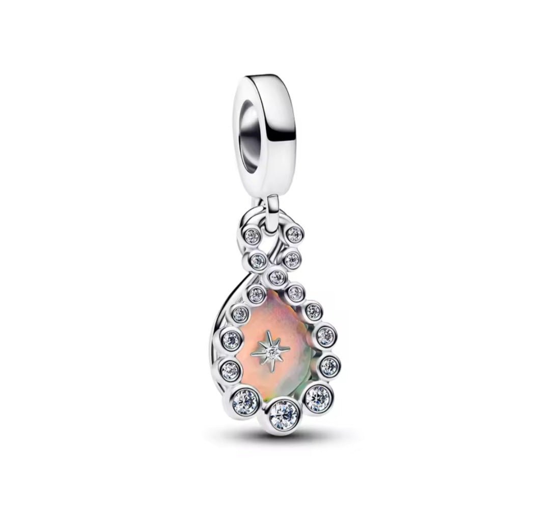 Sterling Silver Sparkling Love Times Infinity Charm - Enchanting Charms